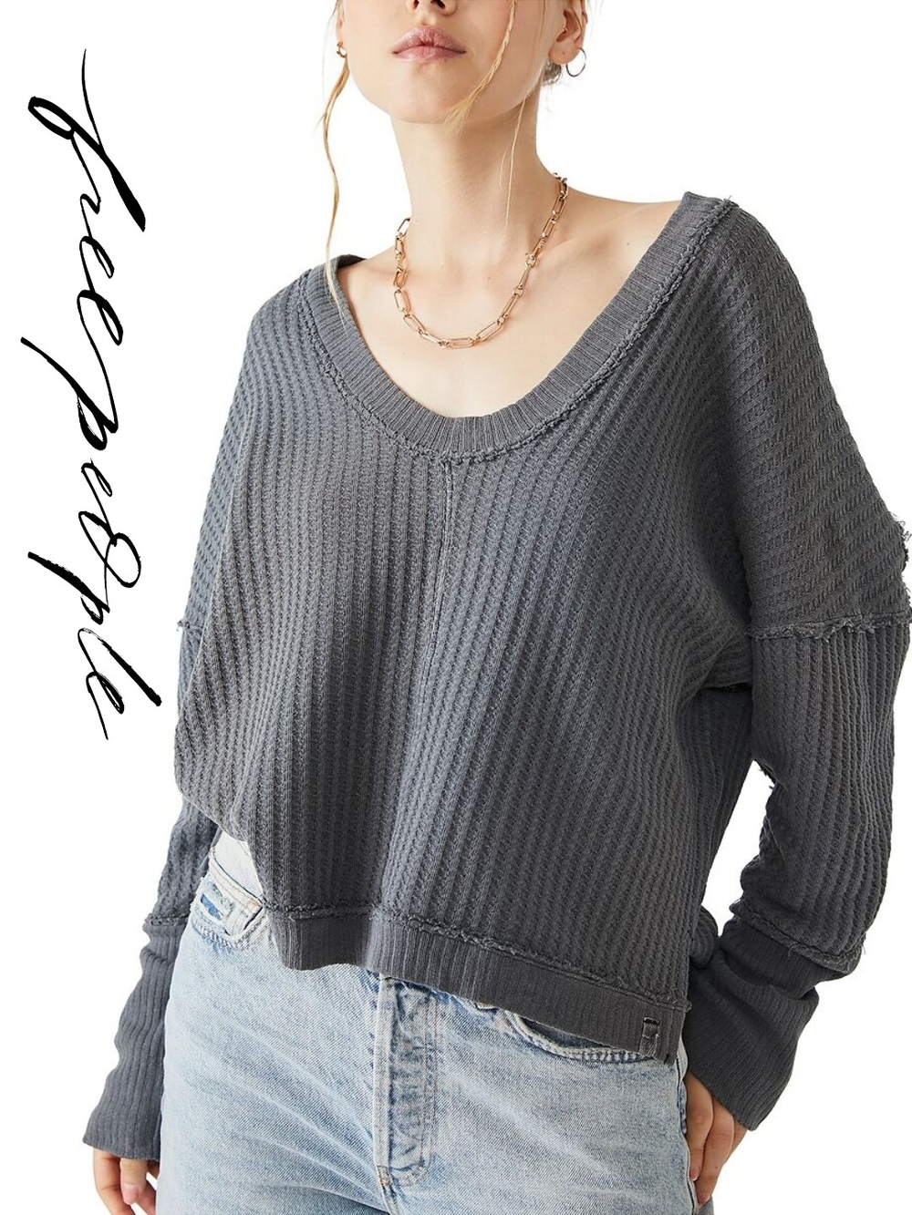 Free People New Magic Thermal Black SM (Women's 4-6)